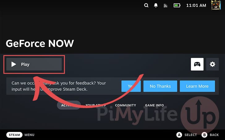 How to set up Nvidia GeForce Now on Steam Deck