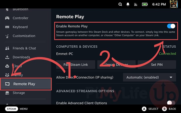 Remote Play: How to Stream Games From Your PC to the Steam Deck