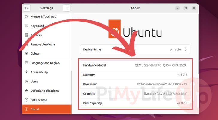 Find Ubuntu Hardware Info
