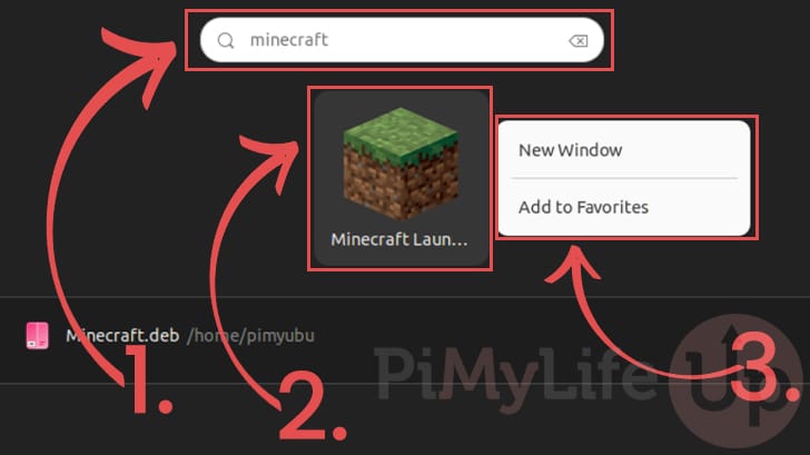 Launch Minecraft on Ubuntu