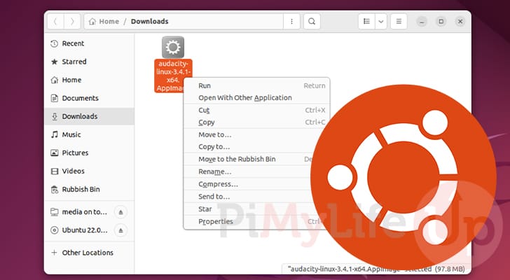 Ubuntu Open AppImage