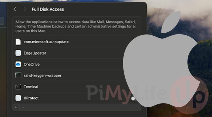 Mac Enable Full Disk Access