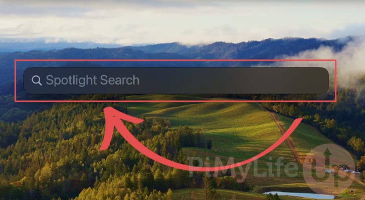 Search for Terminal in Spotlight