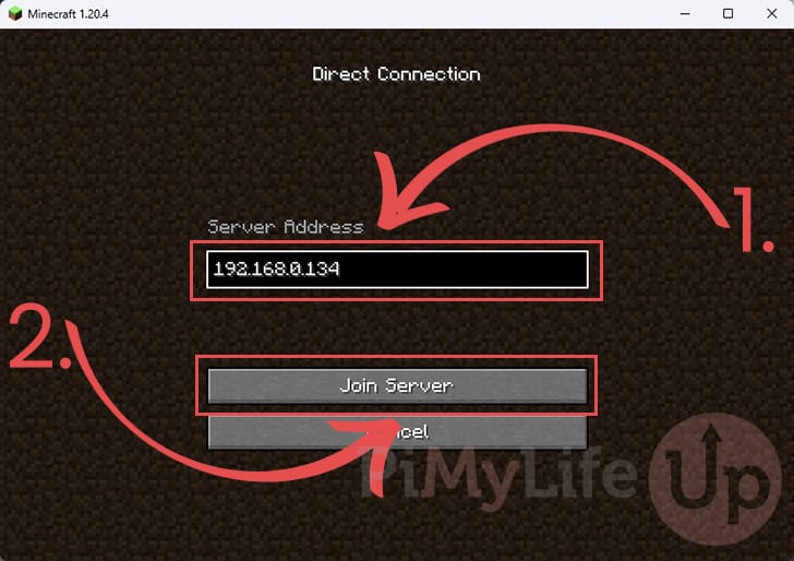 Connect to Minecraft Java Edition Docker Server