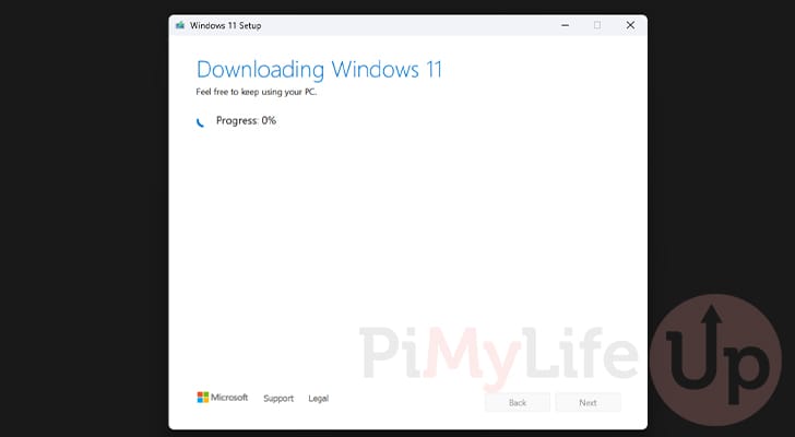 Downloading Windows ISO