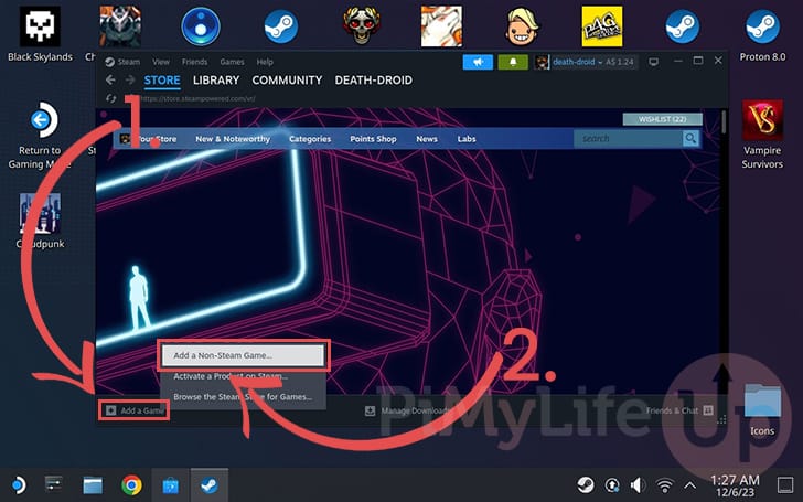 Add a non Steam game