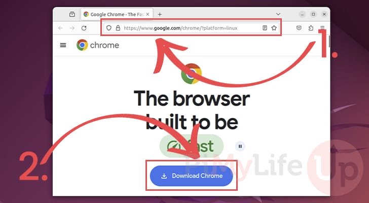 Open Google Chrome Download Page