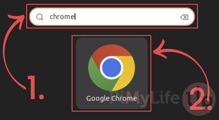 Run Chrome from Ubuntu Activities