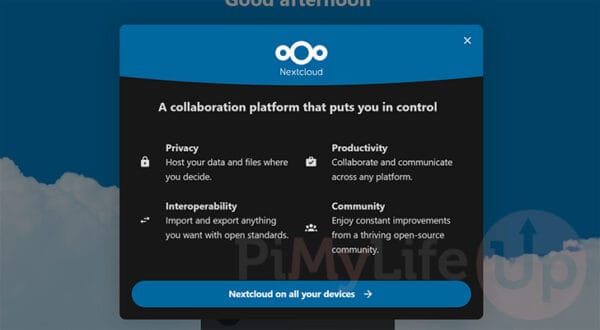 Running Nextcloud using Docker Compose - Pi My Life Up