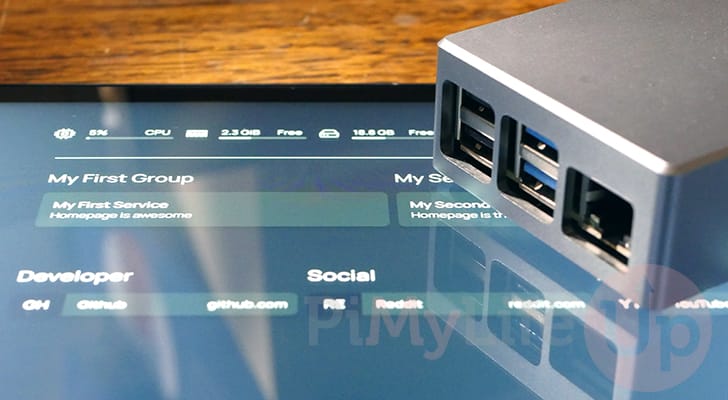 Raspberry Pi Homepage Dashboard