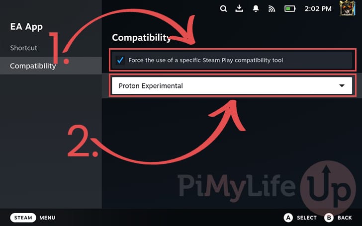 Enable Proton Compatibility on the Steam Deck