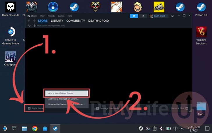 Add a non-steam game
