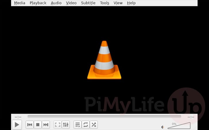 VLC running in gaming mode on the Steam Deck