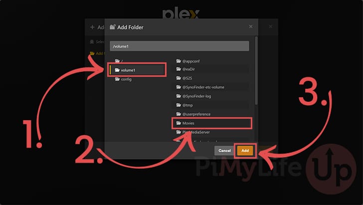 Add Synology Media Library to Plex