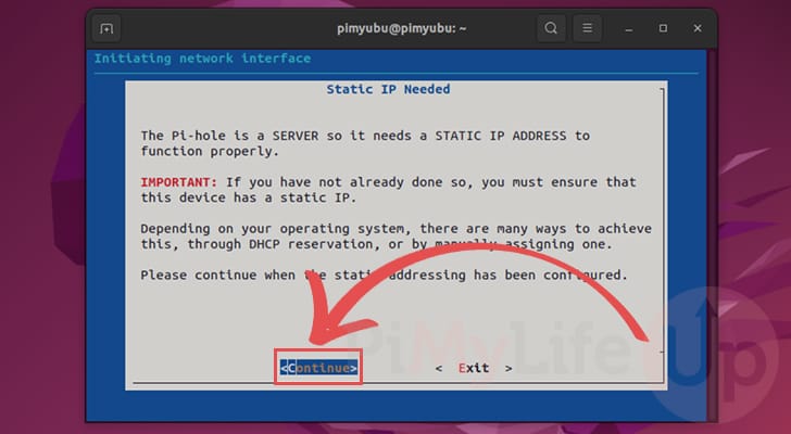 Static IP address required on Ubuntu to run Pi-hole