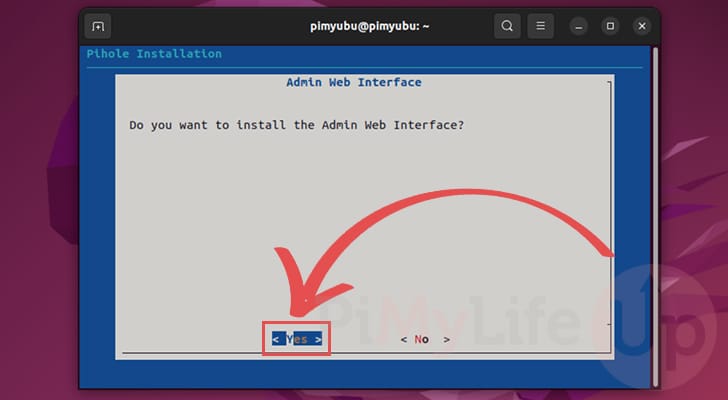 Install Admin web interface