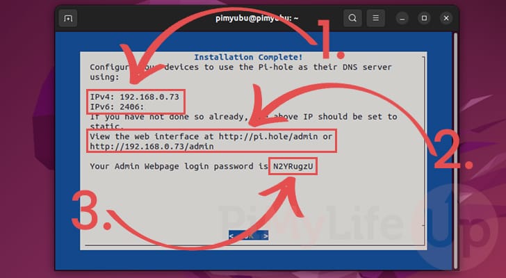 Installation of Pi-Hole to Ubuntu Complete