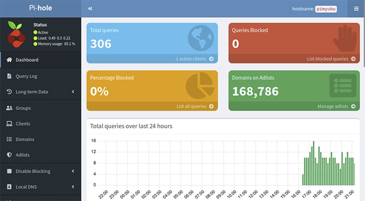 Pi-hole running off Ubuntu