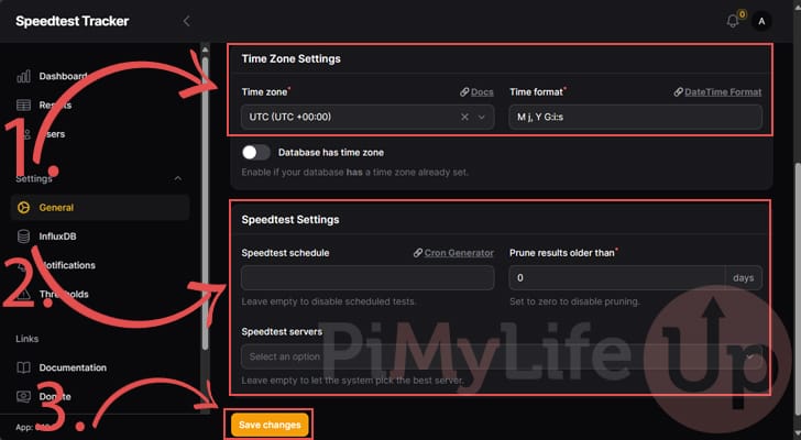 Adjust Internet Speed Test on the Synology NAS