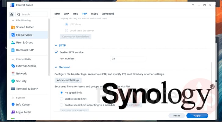Synology NAS FTP