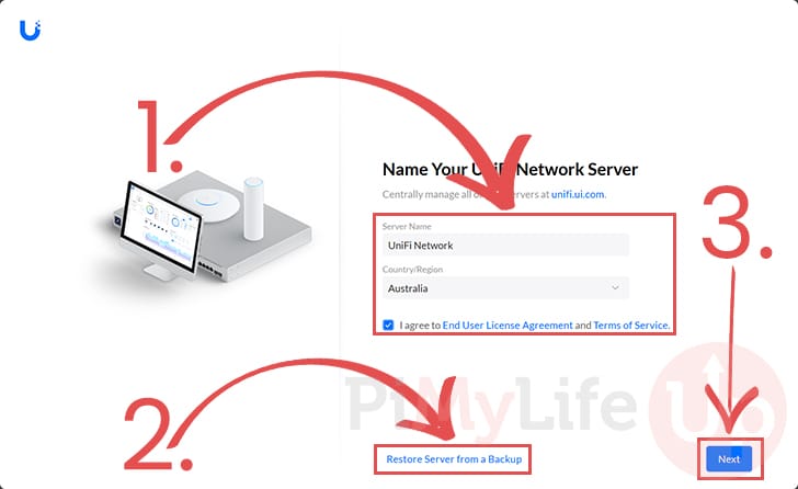 Name your Synology NAS UniFi Network Controller