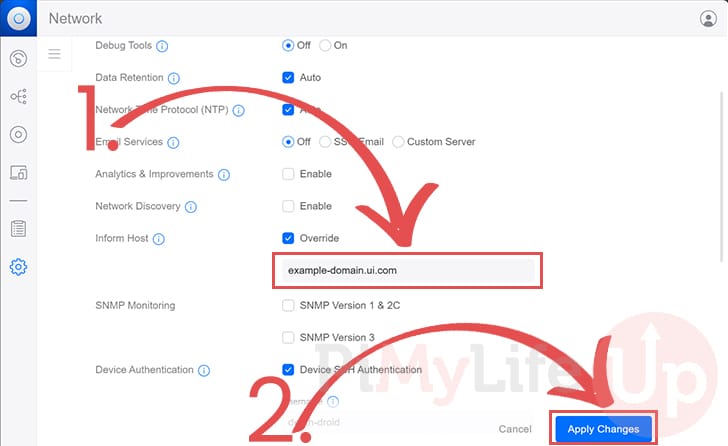 Add Synology NAS IP to inform host