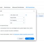 Enable NFS on a Synology NAS