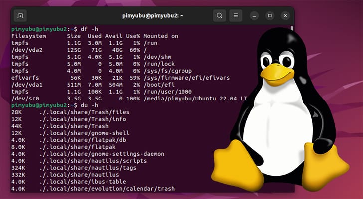 Using The Terminal To Check Disk Space On Linux Pi My Life Up