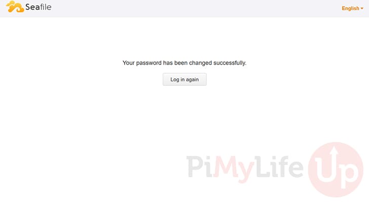 Password successfully