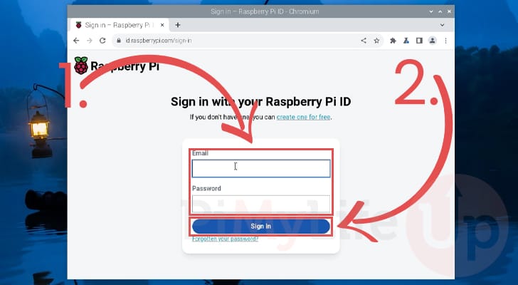 Sign in using Raspberry Pi ID