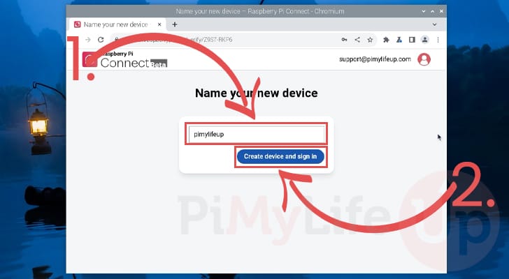 Assign name for your Raspberry Pi in Connect