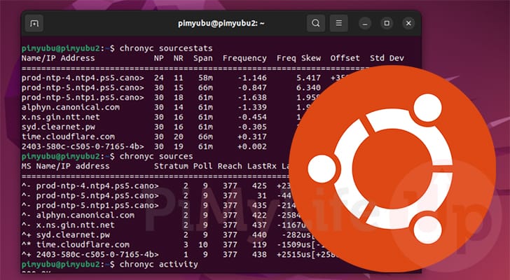 Ubuntu NTP Server using Chrony