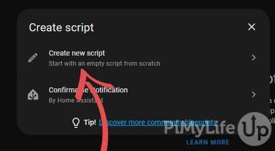 Create a new Script