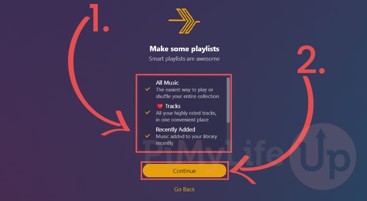 Choose Playlist to create