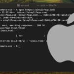 macOS Installing wget