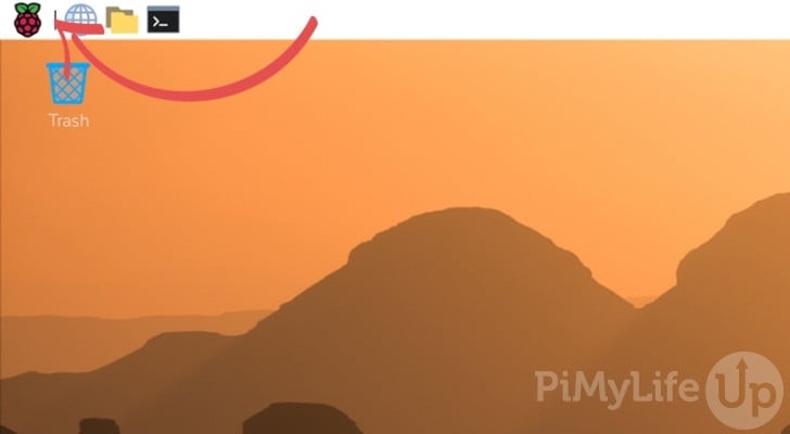 Open the Raspberry Pi Start Menu