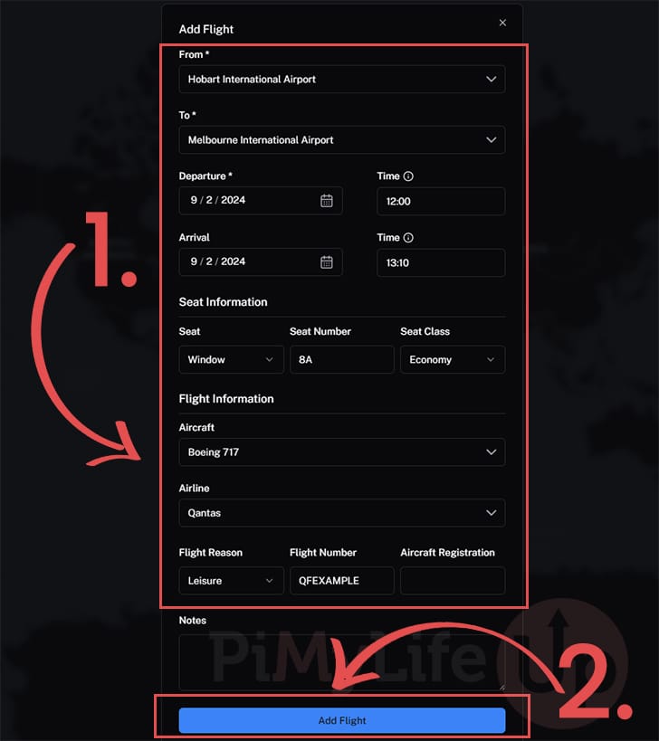 Add first flight to AirTrail