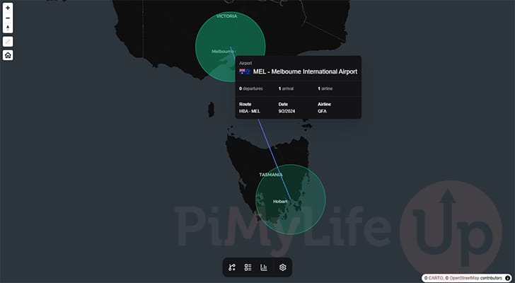 Updated interface with single flight