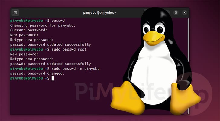 Linux Change Password