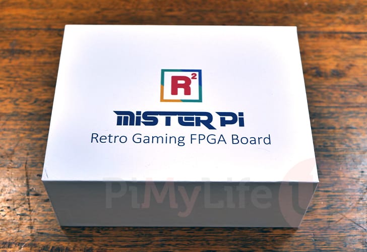 Outside box of the MiSTer Pi FPGA Board