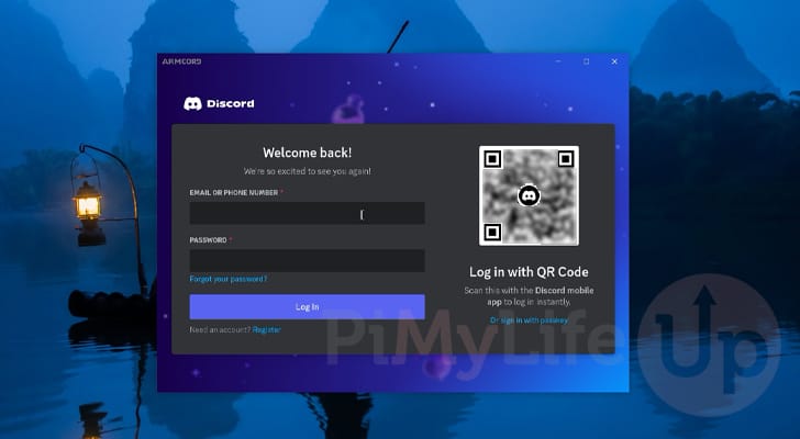 Discord Client running on a Raspberry Pi