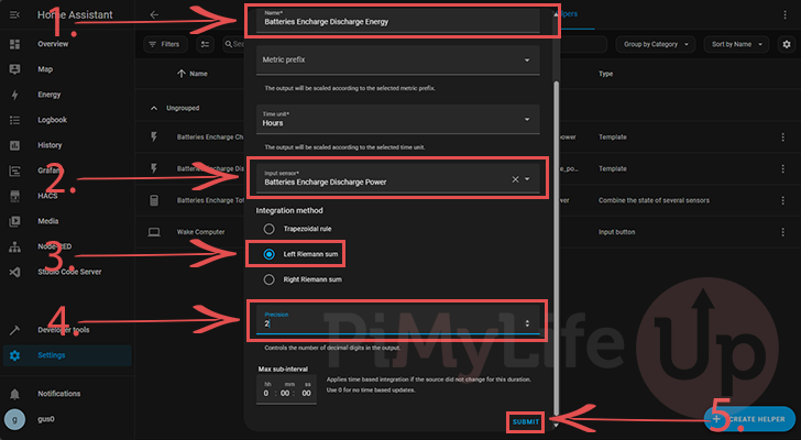 Create Energy sensor for Enphase battery discharge in Home Assistant