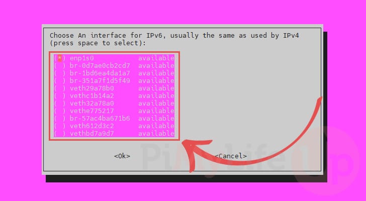 Choose IPv6 Network Interface for the WireGuard Server to operate on Ubuntu