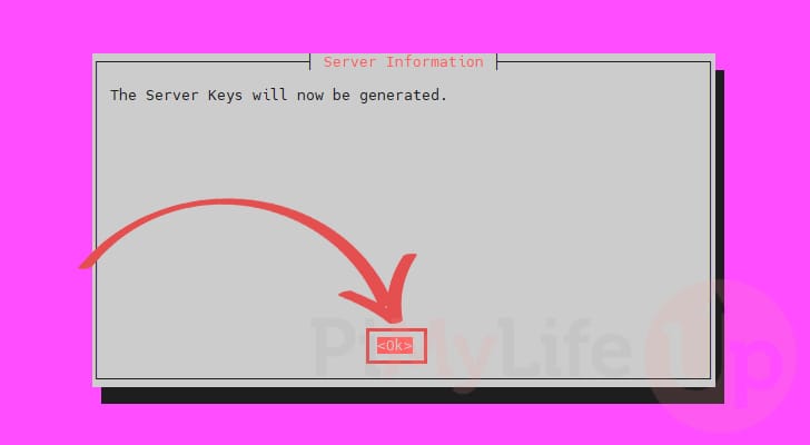 Server keys being generated