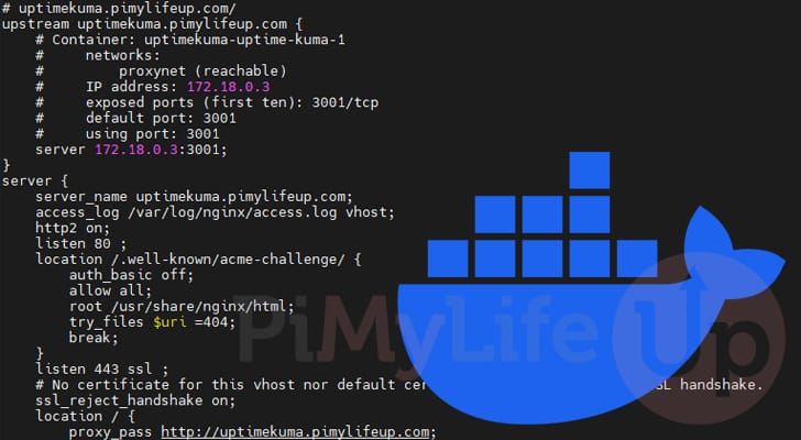 NGINX Reverse Proxy Docker Compose