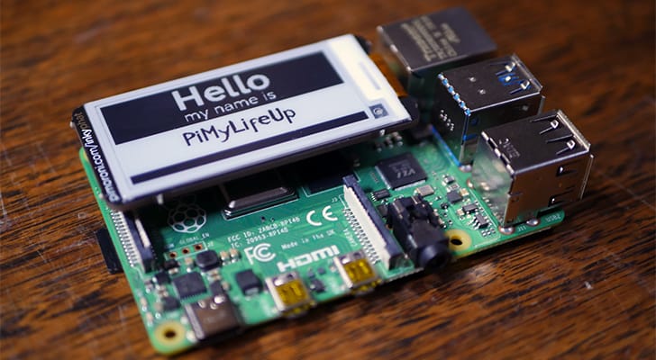 Using an Inky eInk Screen with a Raspberry pi