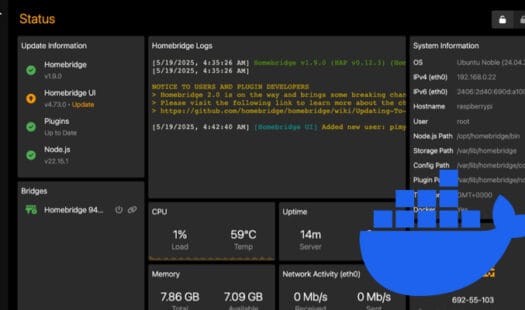 Integrate Devices with HomeKit using Homebridge and Docker Thumbnail