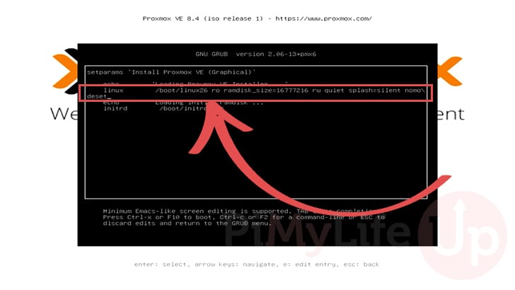 Add nomodeset to workaround Nvidia issues