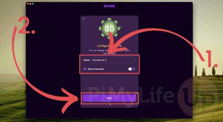 Configure your ORB Sensor before using on the Raspberry Pi