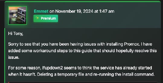 Priority Comment Support